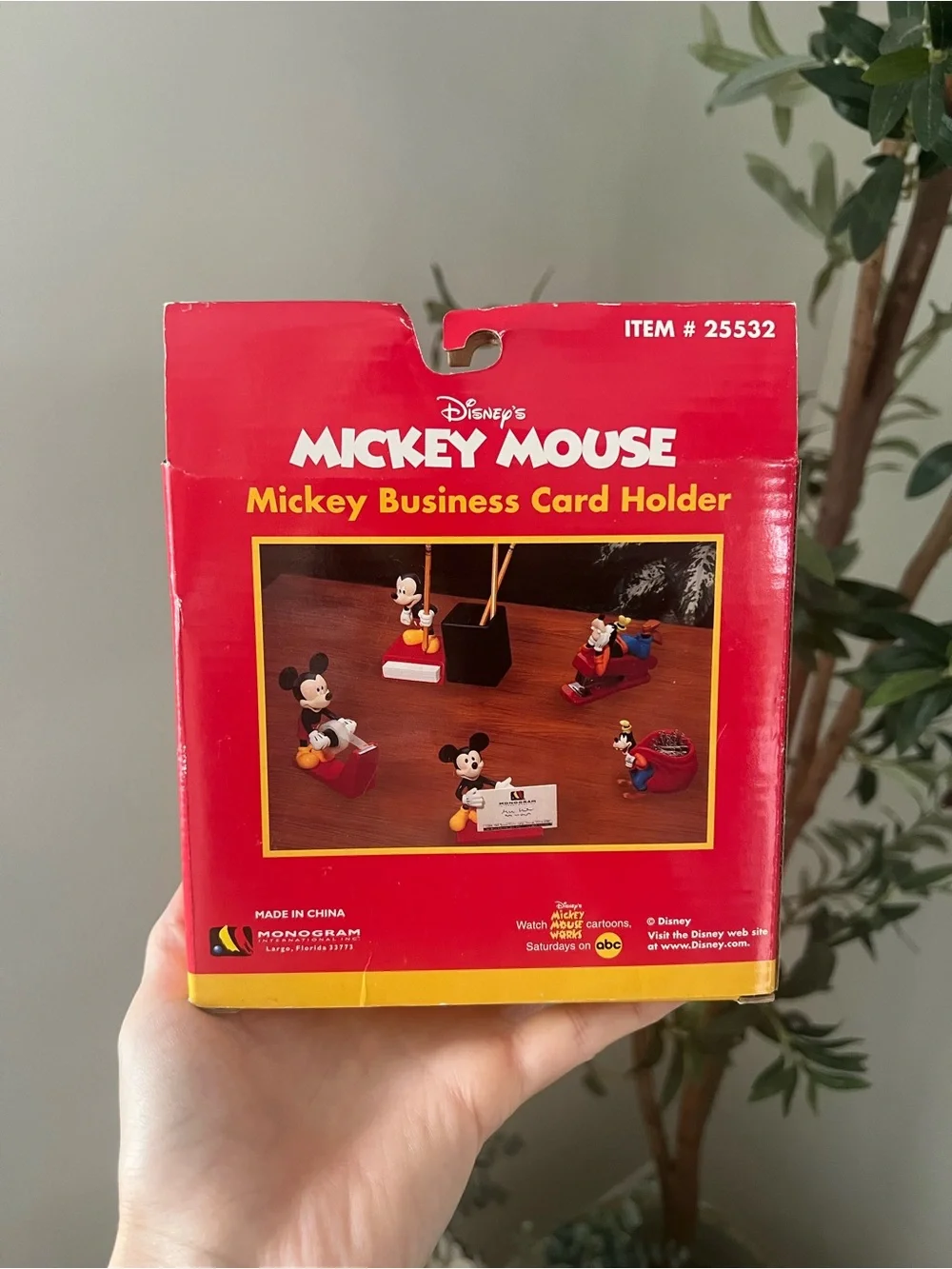 Vintage Disney Mickey business card holder